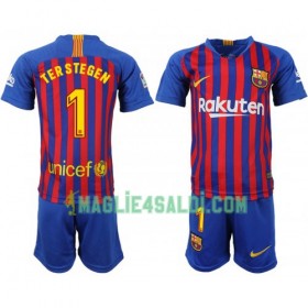 Maglia FC Barcelona Ter Stegen 1 Bambino Prima Divisa 2018-19